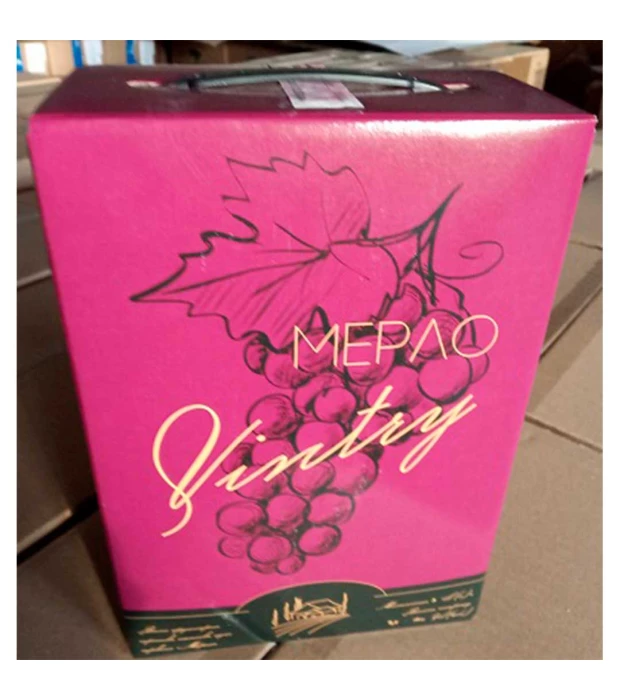 Вино Vintry Merlot красное сухое 3л 14%