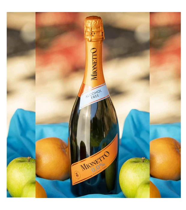 Напиток игристый Mionetto Prestige Alcohol Free Sparkling на основе безалкогольного вина 0,75л купить