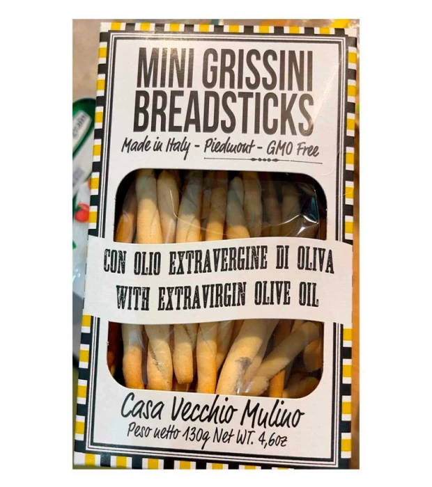 Гриссини-мини классические Casa Vecchio Mulino 130 г