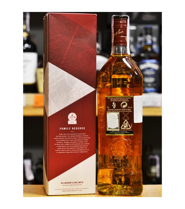 Виски бленд Grant's The Family Reserve 0,7л 40% в подарочной коробке купить