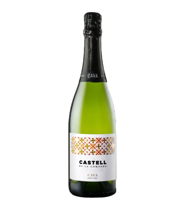 Вино игристое Castell De La Comanda Cava Semi Sec белое полусухое 0,75л 11,5%