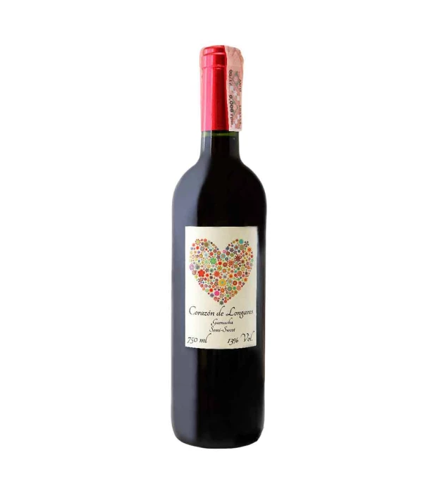 Вино Сorazon de Longares Garnacha Semisweet червоне напівсолодке 0,75л 13%