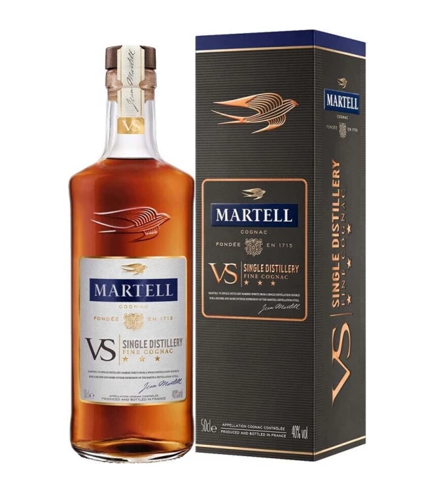 Коньяк Martell VS в коробке 0,5л 40% купить