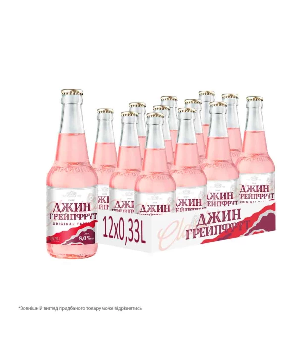 Напиток Оболонь Джин-Тоник Грейпфрут 0,33л 8%
