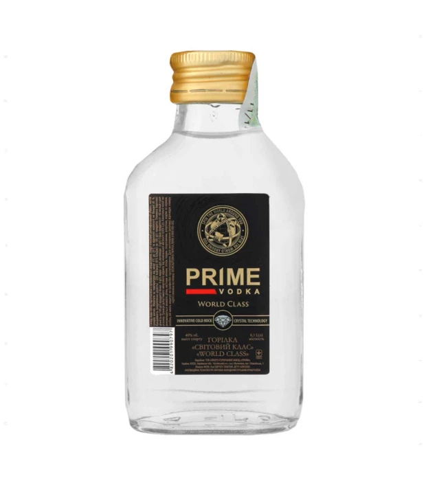 Водка Prime World Сlass 0,1л 40%