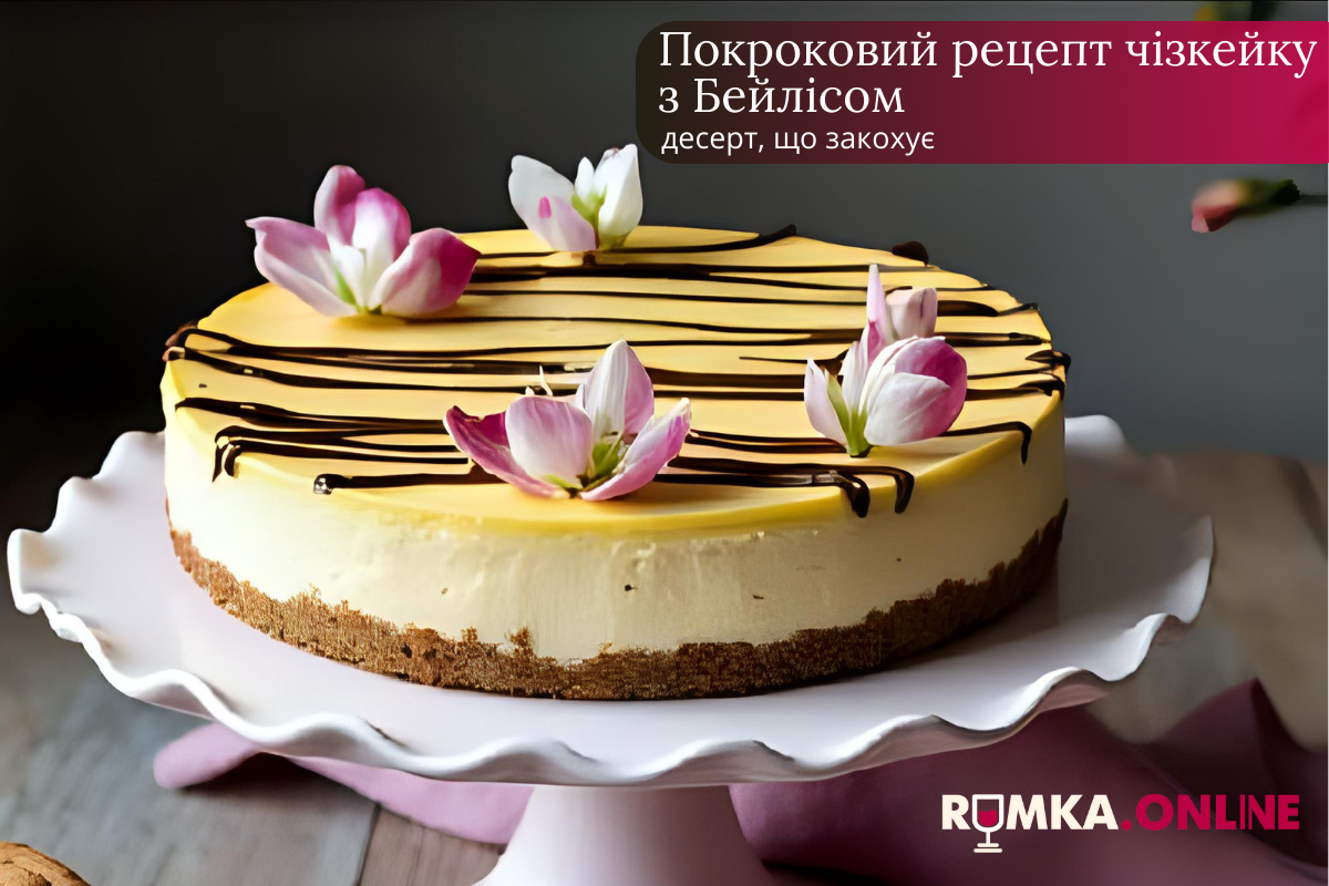 Покроковий рецепт чізкейку з Бейлісом: десерт, що закохує