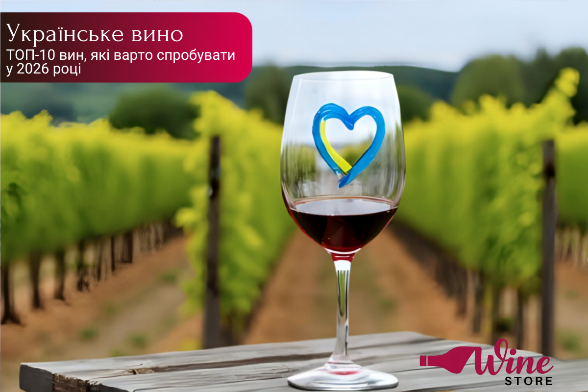 Українське вино: ТОП-10 вин, які варто спробувати у 2026 році