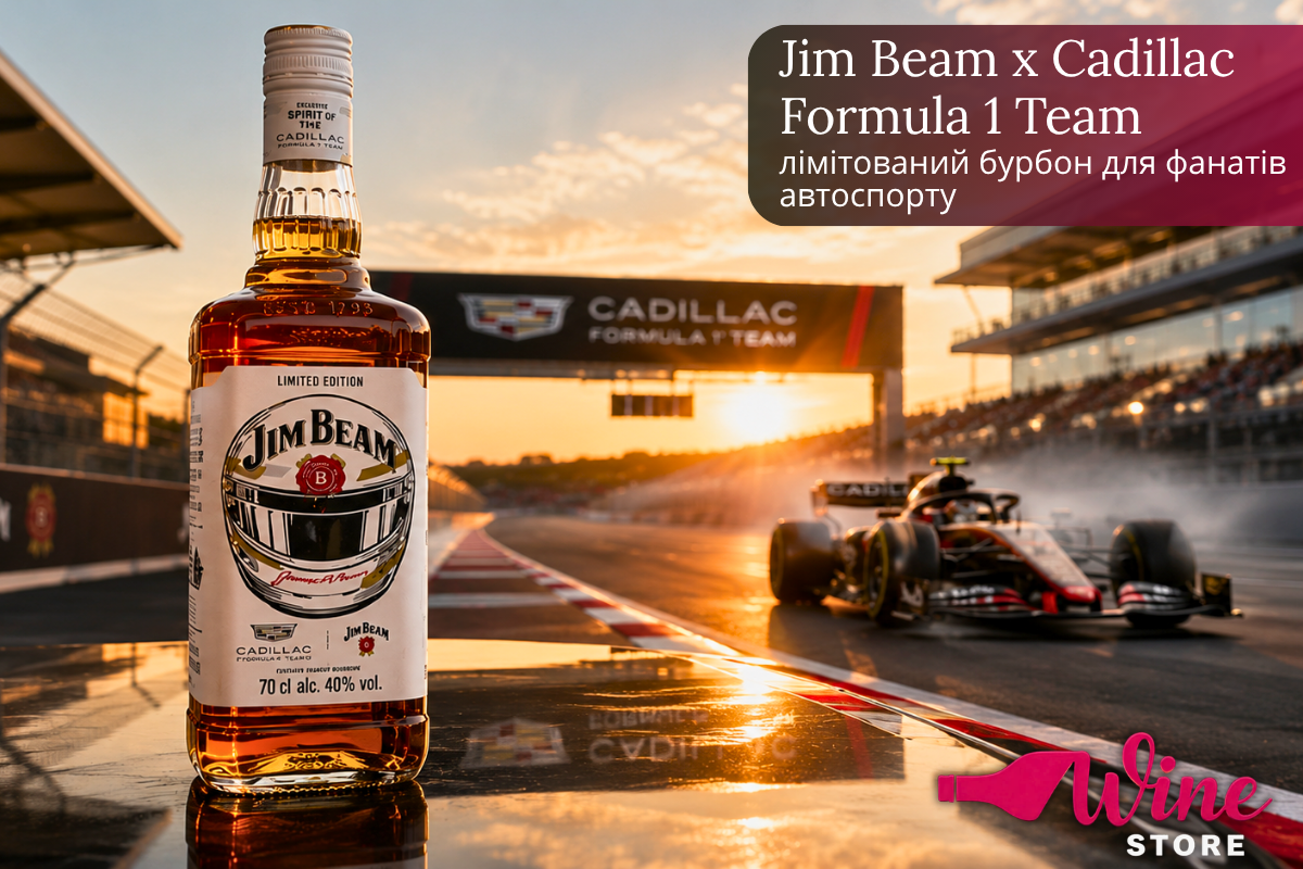 Jim Beam x Cadillac Formula 1 Team: лимитированный бурбон для фанатов автоспорта