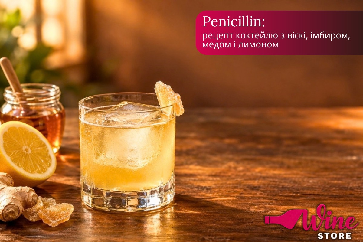 Penicillin: рецепт коктейлю з віскі, імбиром, медом і лимоном