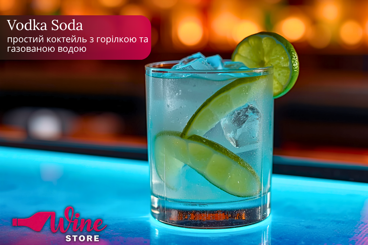 Vodka Soda: простой коктейль с водкой и газированной водой