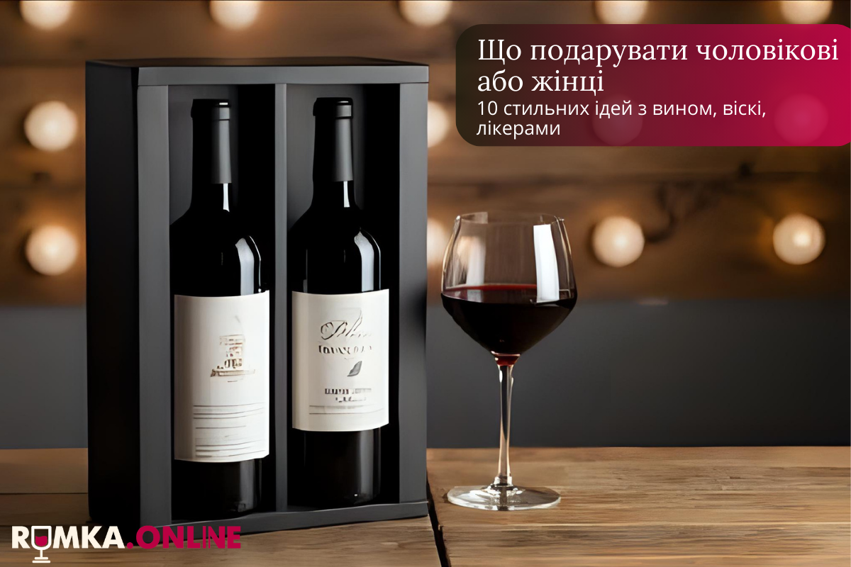 Что подарить мужчине или женщине - 10 стильных идей с вином, виски, ликерами