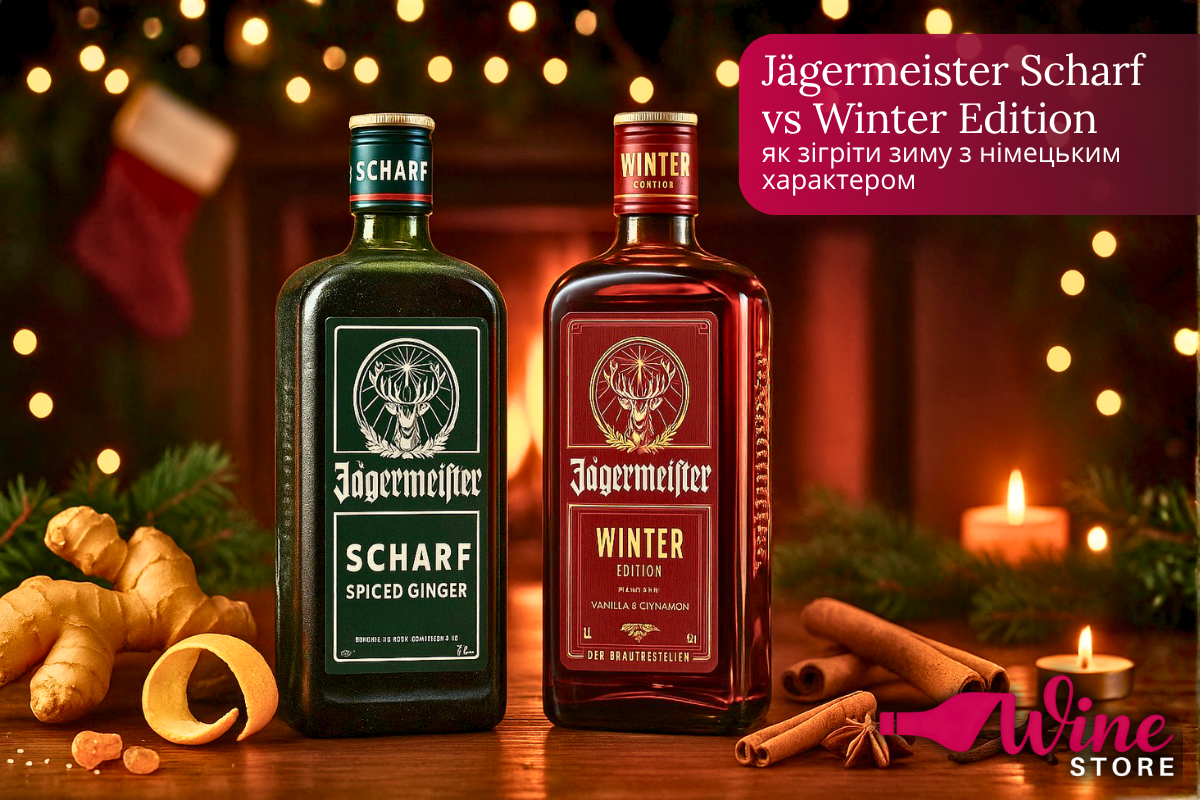 Jägermeister Scharf vs Winter Edition — як зігріти зиму з німецьким характером