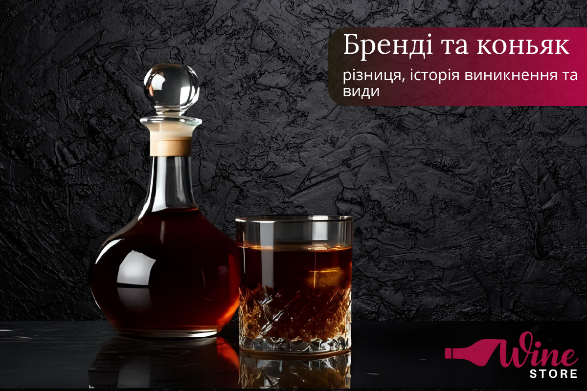 Бренді та коньяк: різниця, історія виникнення і види