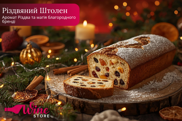 Штолен — аромат Різдва та магія благородного бренді