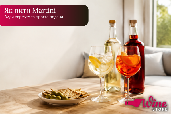 Як пити Martini: види вермуту, подача, закуски та прості коктейлі