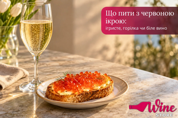 Що пити з червоною ікрою: ігристе, горілка чи біле вино