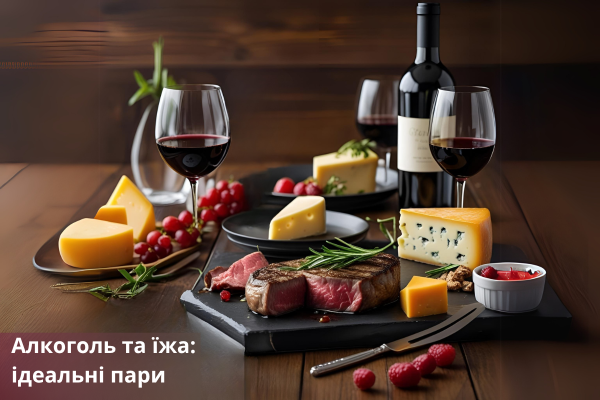 Алкоголь та їжа: ідеальні пари для вечері та вечірки