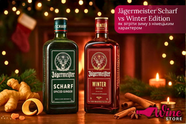 Jägermeister Scharf vs Winter Edition — як зігріти зиму з німецьким характером