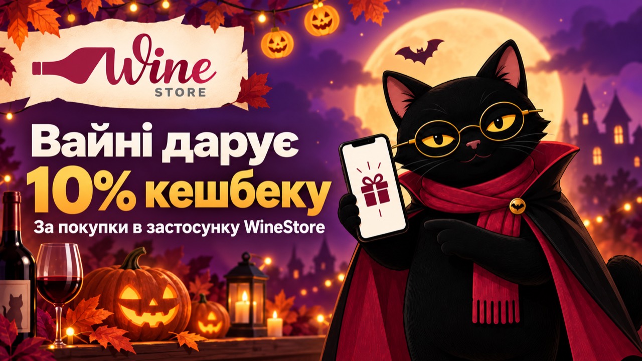 Вайні із застосунком WineStore